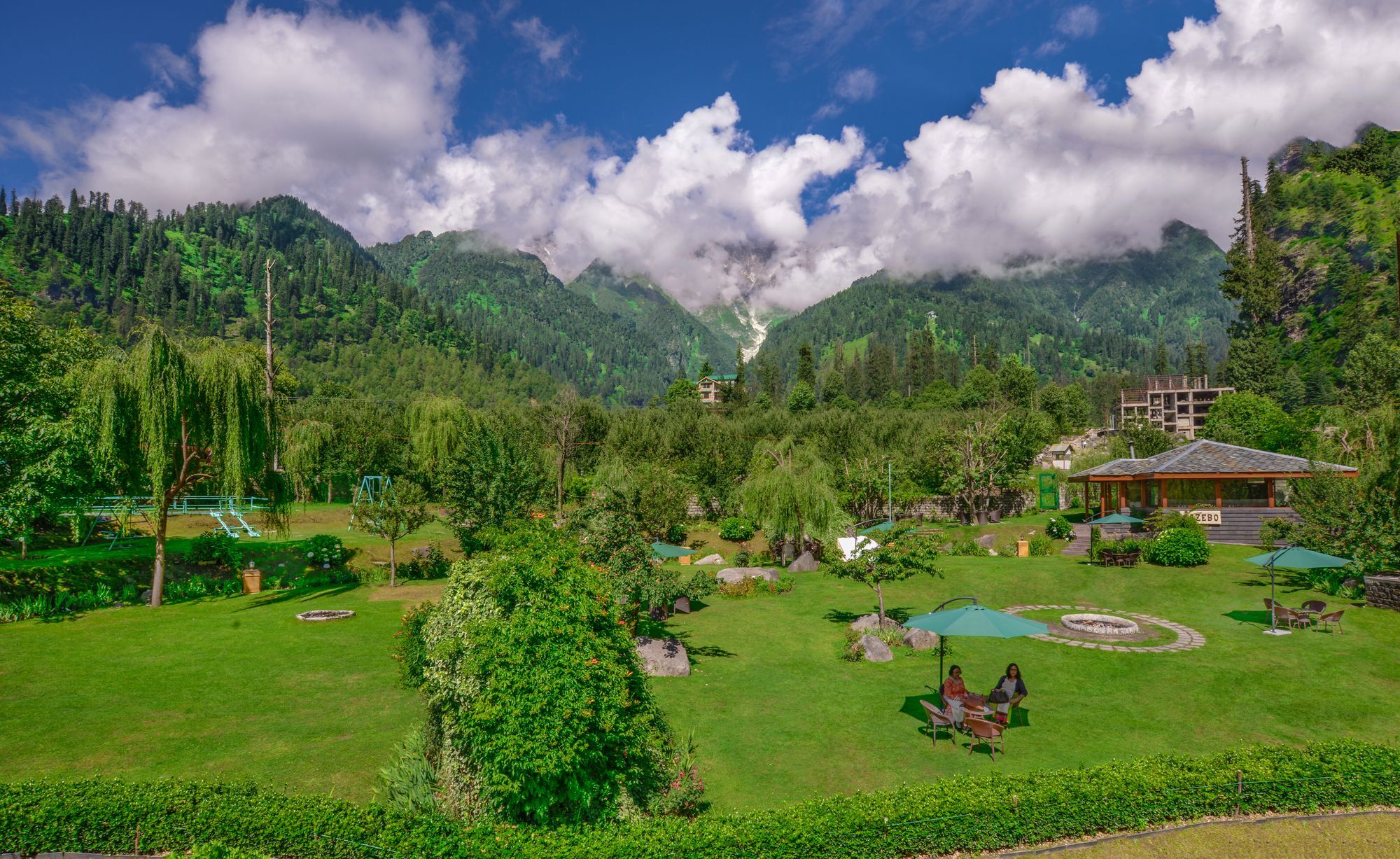 Solang Valley Resort Palchan Ngoại thất bức ảnh